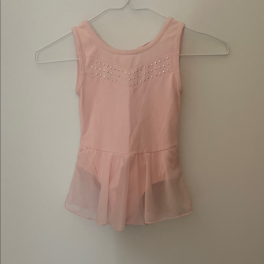 Light Pink Sleeveless Dance Leotard
